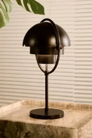 Lampada da tavolo a batteria Gubi Multi-Lite, nero/nero, 30 cm Popolare