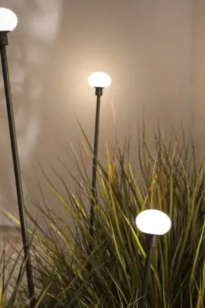 Karman Lampada LED con picchetto MINUIT, altezza 105 cm, nero, IP65 Soddisfatti O Rimborsati