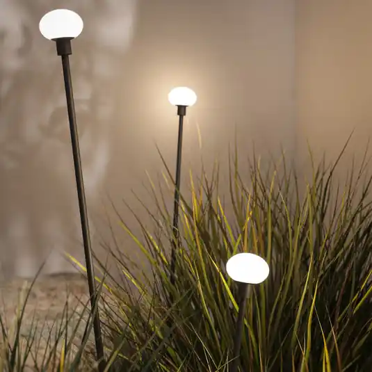 Karman Lampada LED con picchetto MINUIT, altezza 60 cm, nero, IP65 Offerta Speciale