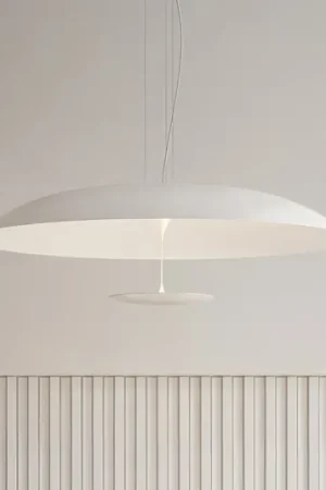 Karman lampada LED a sospensione BLANCO, Ø 92 cm, bianco, metallo Promo Stagionale