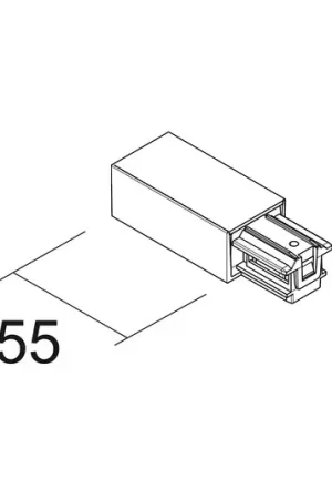 Acquista Ora Ivela alimentazione destra SQUARE 48 V, nero, plastica