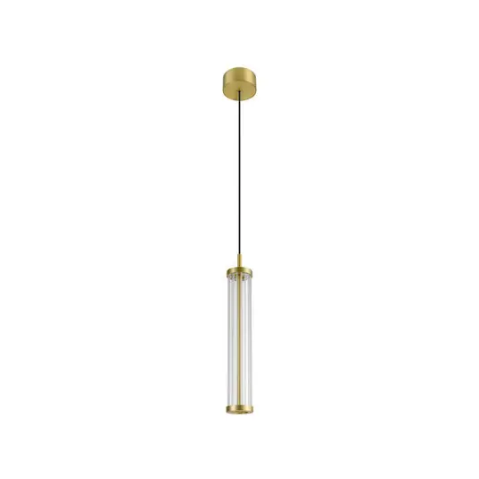 Lampada LED a sospensione SLV Quimera, color ottone, Ø 8 cm, CCT Nuovo Arrivo