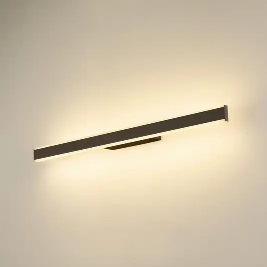 SLV applique LED per il bagno One Linear, 70 cm, nero, CCT Più Venduto