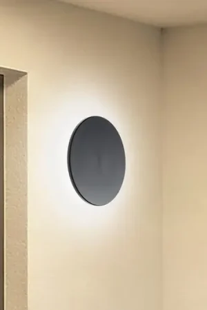 Quantità Limitata Applique a LED Disk, Ø 25 cm, nero, plastica, IP65, CCT